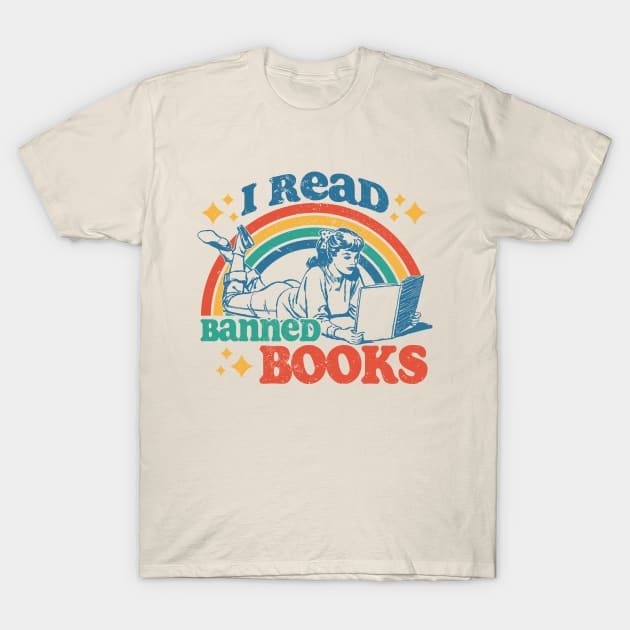 I Read Banned Books T-Shirt by Wasabi Snake